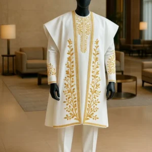 Gold Embroidered Agbada (Owambe Special)