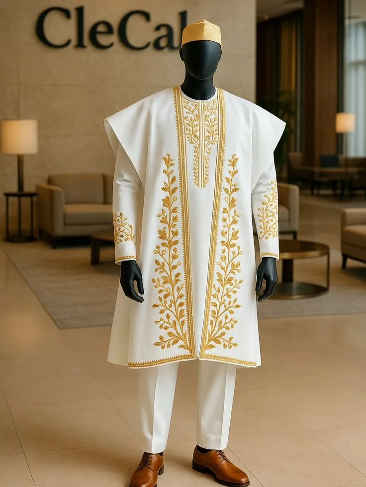 Gold Embroidered Agbada (Owambe Special)