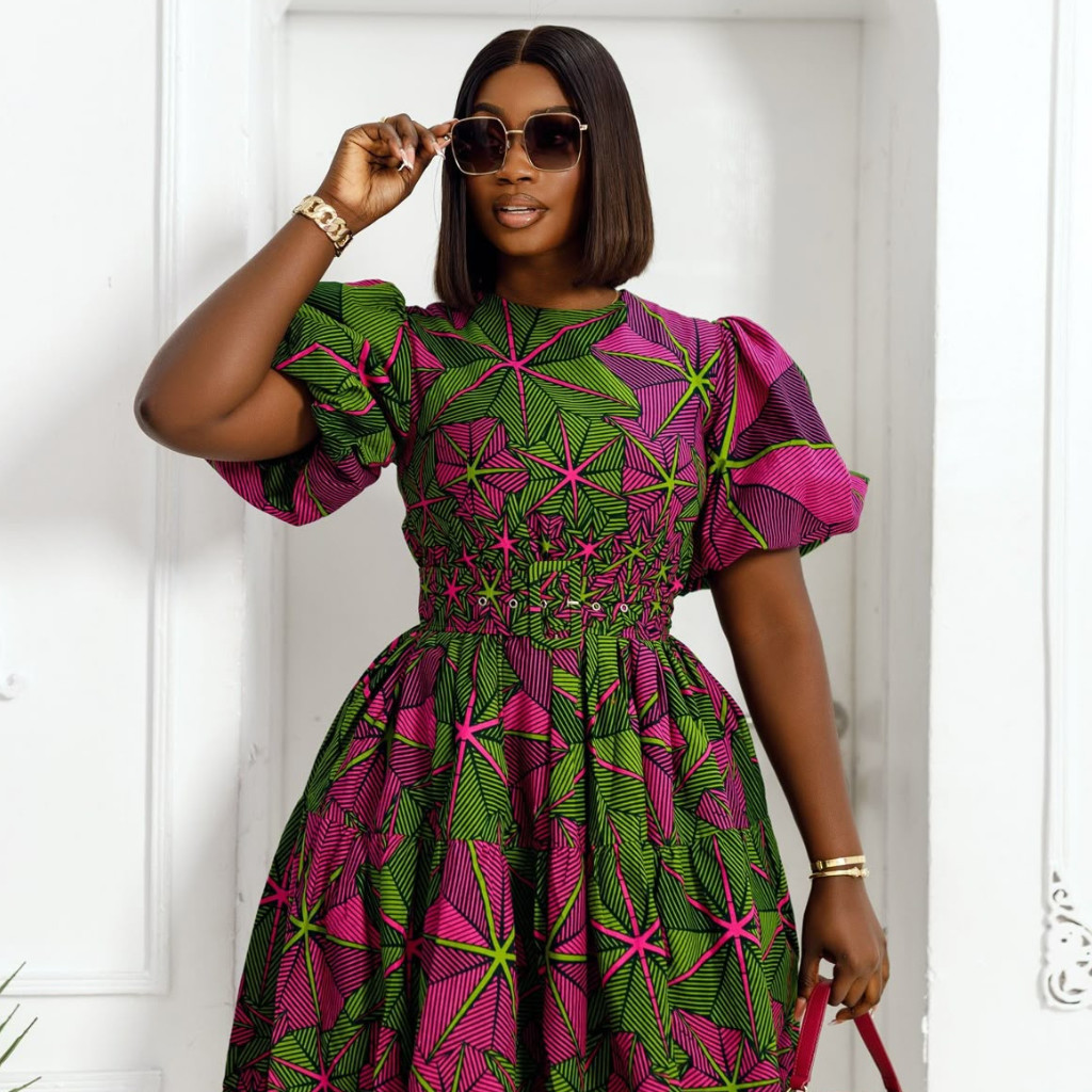 Ankara Gown With Modern Cut